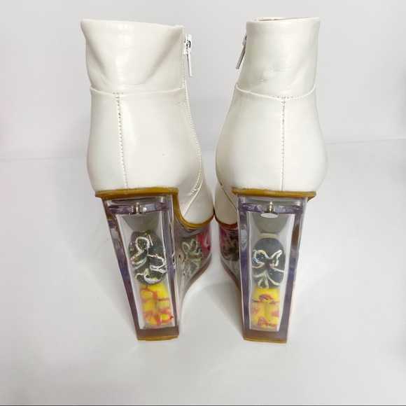 Jeffrey Campbell Platform Wedge Booties RARE - Picture 3 of 8